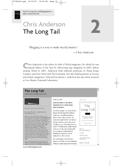 Chris Anderson The Long Tail