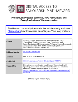 PhenoFluor: Practical Synthesis, New Formulation, and