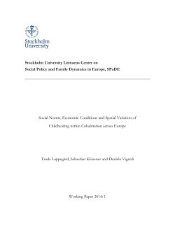 Social Norms, Economic Conditions and Spatial Variation of