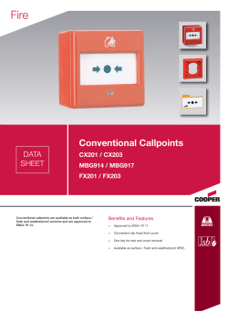 Callpoints Datasheet