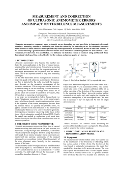 measurement and correction of ultrasonic anemometer errors and