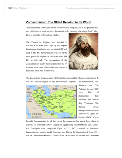 Zoroastrianism: The Oldest Religion in the World