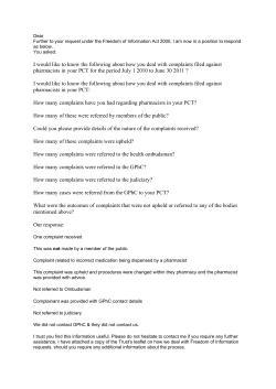 I would like to know the following about how you deal with