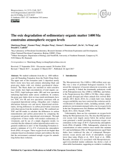 The oxic degradation of sedimentary organic