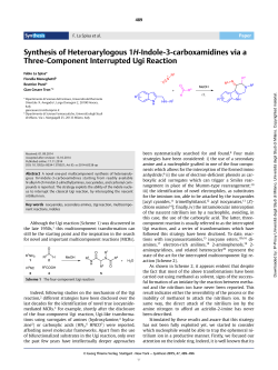 Synthesis of Heteroarylogous 1H-Indole-3