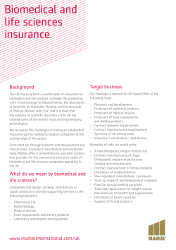 Product information - Markel International