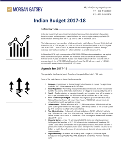 Indian Budget 2017-18