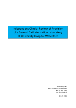Independent Clinical Review of Provision of a Second