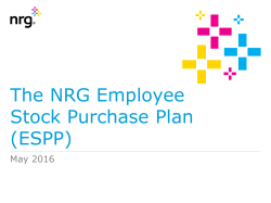 The NRG Employee Stock Purchase Plan (ESPP)