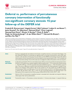 15-year follow-up of the DEFER trial