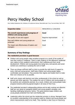 Percy Hedley School - Amazon Web Services