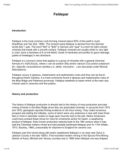 Feldspar - Pharos Project