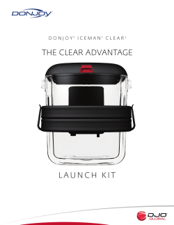 THE CLEAR ADVANTAGE - MioTech Orthopedic Group