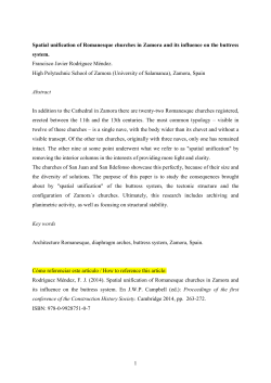 Spatial unification of Romanesque churches in