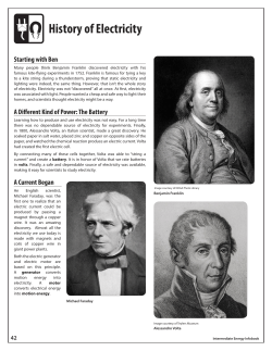 History of Electricity