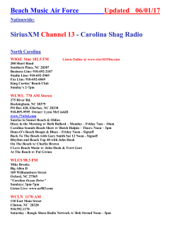 WEVA Radio 86 - Carolina Beach Music Awards