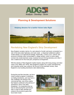 Revitalizing New England`s Strip Development