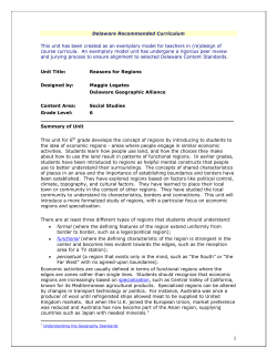 Delaware Model Unit Gallery Template