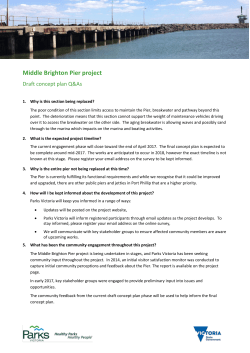 Middle Brighton Pier project