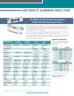HI SPAL04 and HI SPL Single Point Datasheet