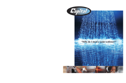 Sales Literature - Capital Water Softener