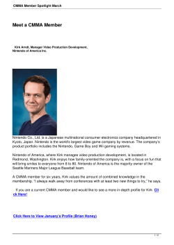 CMMA Member Spotlight March