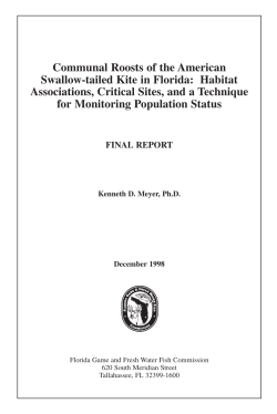Communal Roosts of the American Swallow
