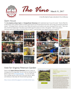 The Vine Issue 47 - Paso Robles Joint Unified School District
