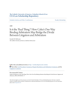 - CUA Law Scholarship Repository