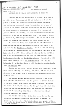 masterpieces of picasso shown