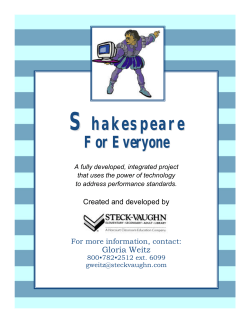 Shakespeare for Everyone