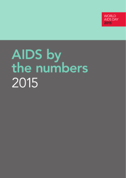 AIDS by the numbers 2015