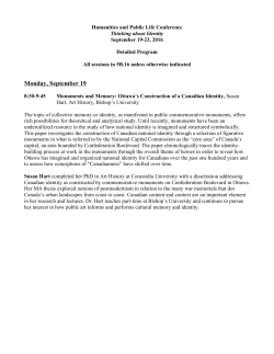 Humanities and Public Life 2016 -- PROGRAM