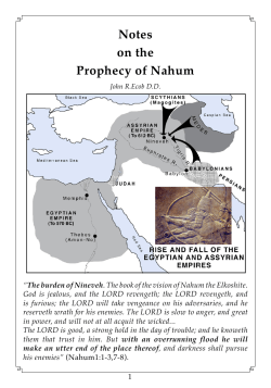 Book of Nahum - Herald of Hope