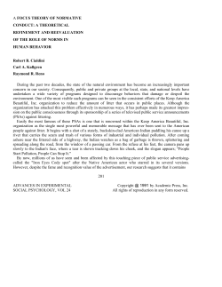 A focus theory of normative conduct: A theoretical