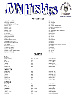 Club and Activity List 2017