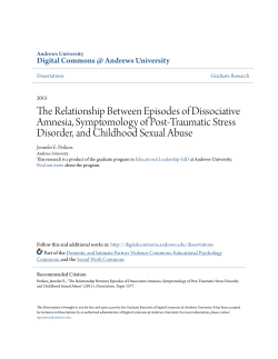 The Relationship Between Episodes of Dissociative Amnesia