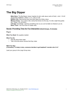 The Big Dipper - McLean Bible Church