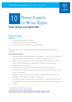 10 How to Write Better English