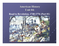 French and Indian War