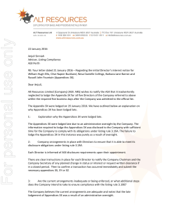 For personal use only