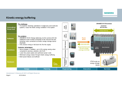 Kinetic energy buffering