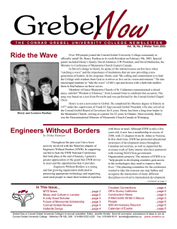 Engineers Without Borders Ride the Wave