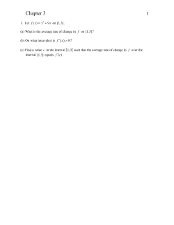 Chapter 3 Solutions