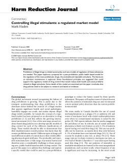 controlling illegal stimulants