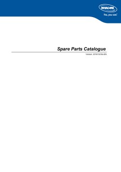 Action 3 Junior Spare Parts Catalogue 301216