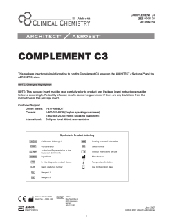 COMPLEMENT C3