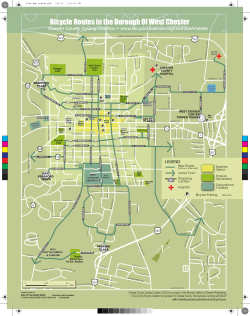 Bicycle Routes in the Borough of West Chester
