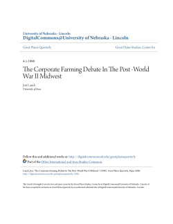 The Corporate Farming Debate In The Post