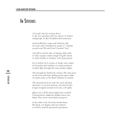 In Stitches - Rollins Scholarship Online